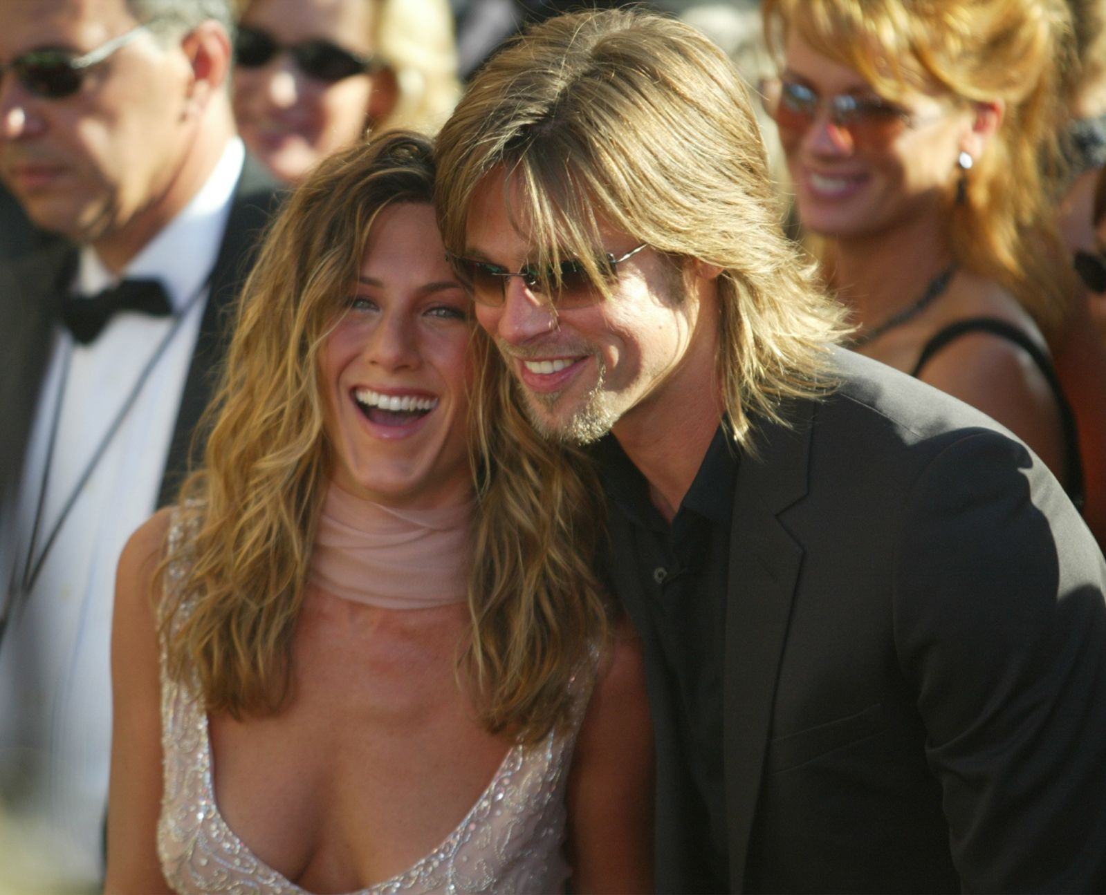 Jennifer Aniston and Brad Pitt, 2002